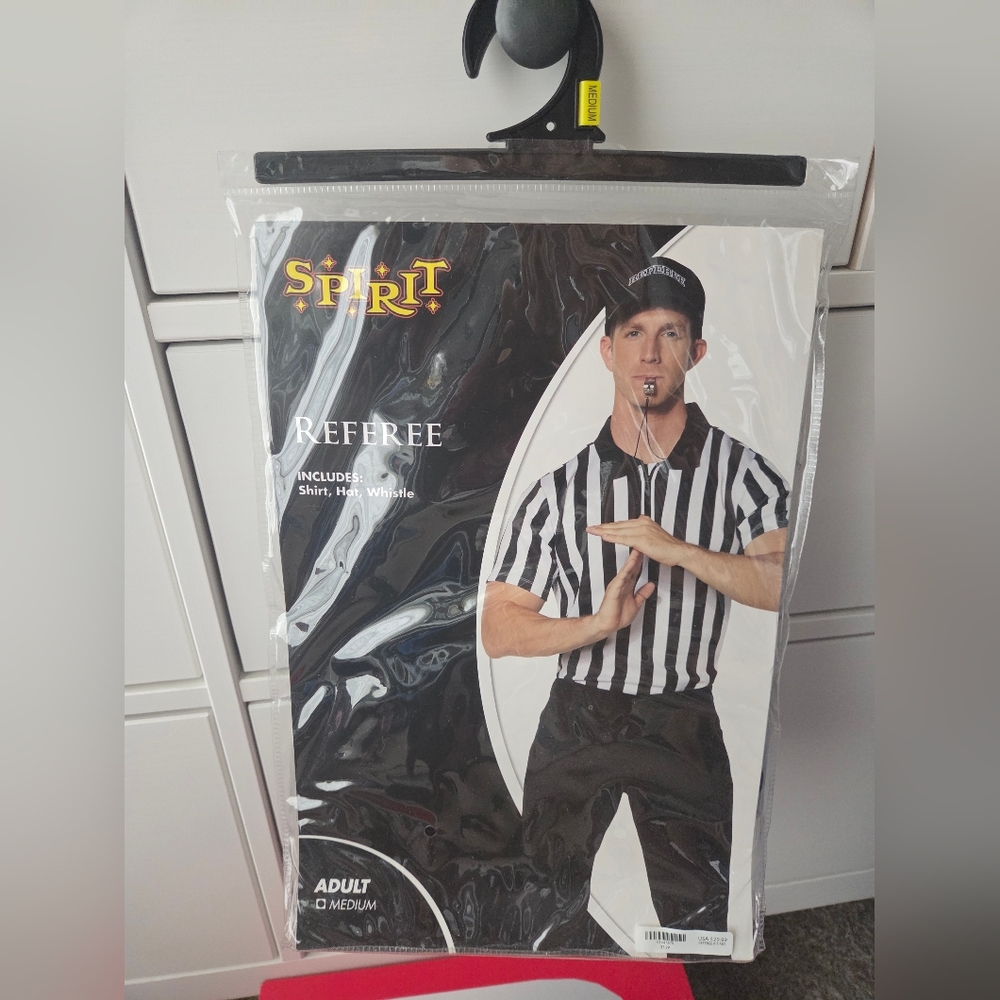 Spirit Referee Costume Used Once No Whistle